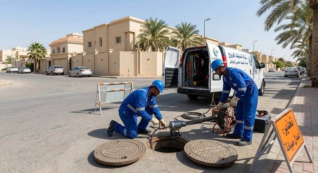 أفضل شركة تسليك مجاري الملز بالرياض توفر لك حلول فورية لانسداد الصرف والمطابخ بدون تكسير بأحدث أجهزة الضغط.