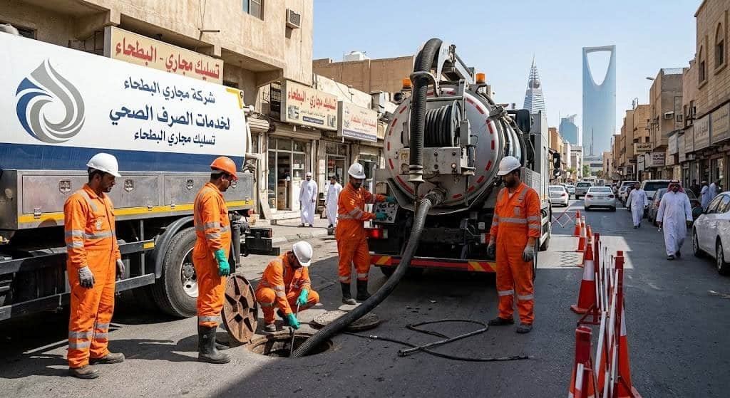 تسليك مجاري البطحاء فى الرياض