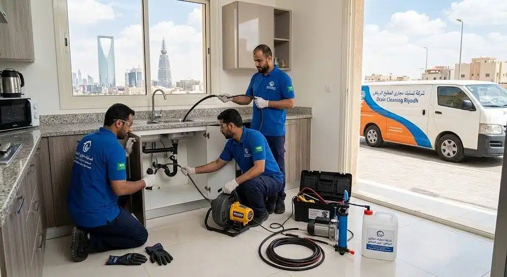افضل شركة تسليك مجاري بالرياض — سيارة شفط ومعدات ضغط مائي